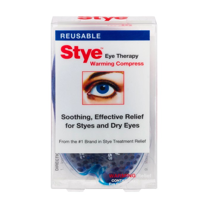 Compress stye eye warming therapy